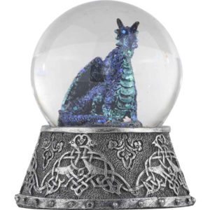 Celtic Ice Dragon Snow Globe