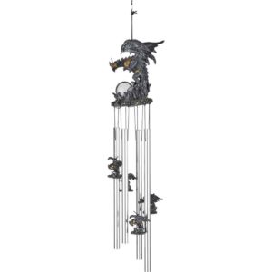 Dragon with Crystal Ball Wind Chime