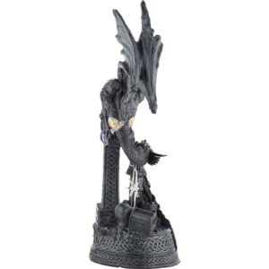 Dragon with Cross Statue LED Light