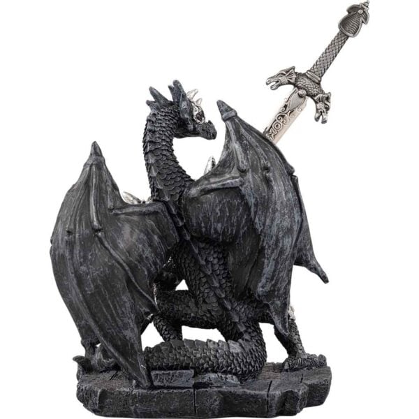 Dragon with Sword Statue
