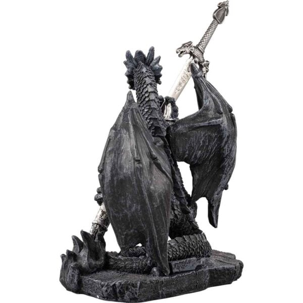 Dragon with Sword Statue