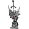 Perched Silver Dragon Letter Opener