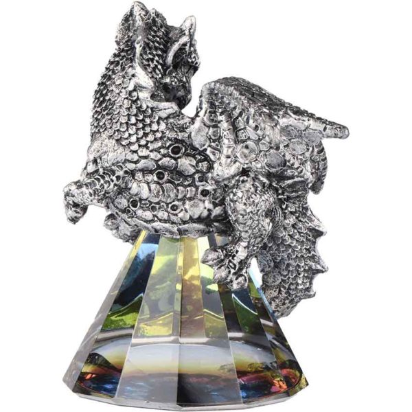 Guarded Baby Prism Dragon Statue