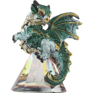 Teal Baby Prism Dragon Statue