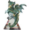 Teal Baby Prism Dragon Statue