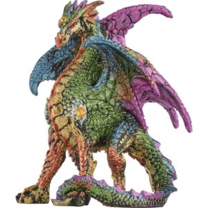 Regal Green Dragon Statue