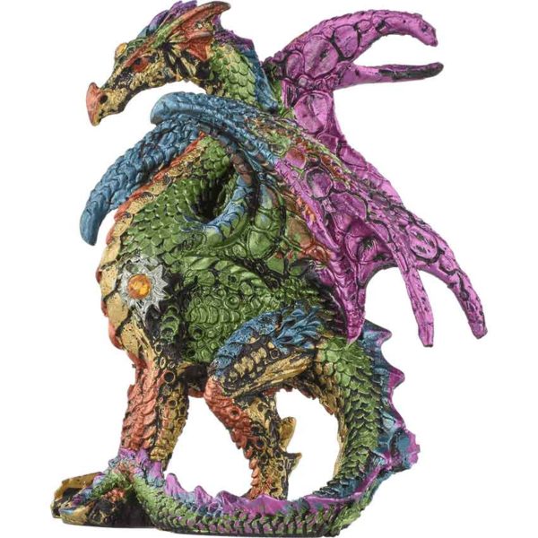 Regal Green Dragon Statue