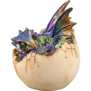 Purple Dragon Hatchling Statue