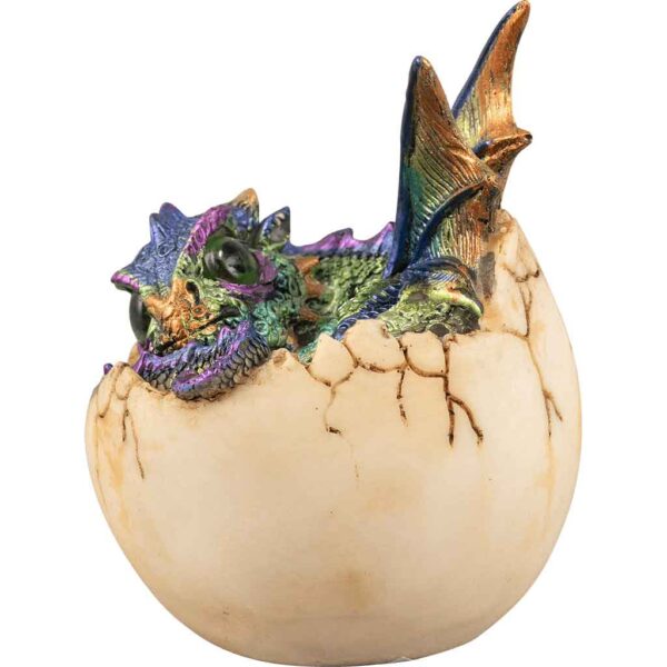 Purple Dragon Hatchling Statue