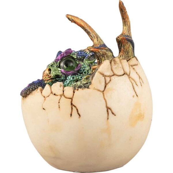Purple Dragon Hatchling Statue
