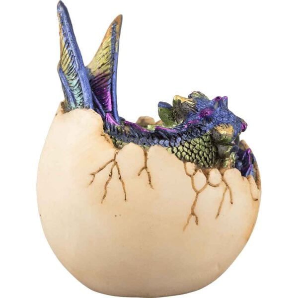 Purple Dragon Hatchling Statue