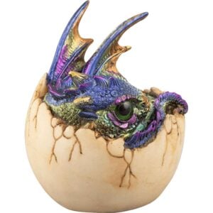 Purple Dragon Hatchling Statue