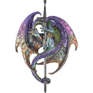 Dragon Wall Plaque with Sword