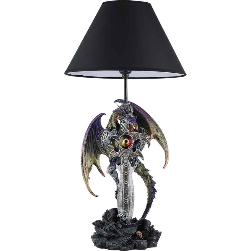 Dragon Orb Table Lamp