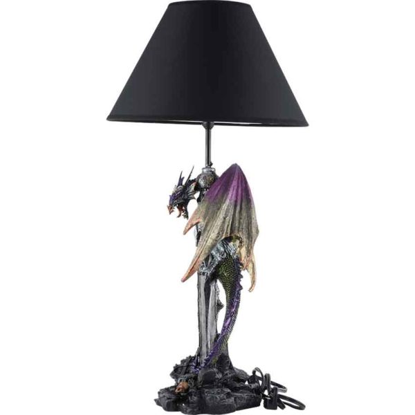 Dragon and Dagger Table Lamp
