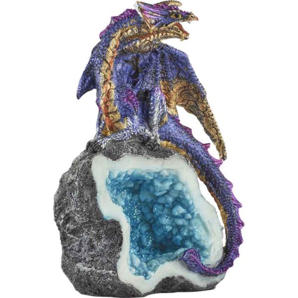 Azure Dragon Crystal Statue