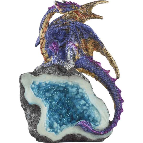 Azure Dragon Crystal Statue