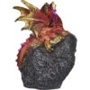 Red Dragon Crystal Statue