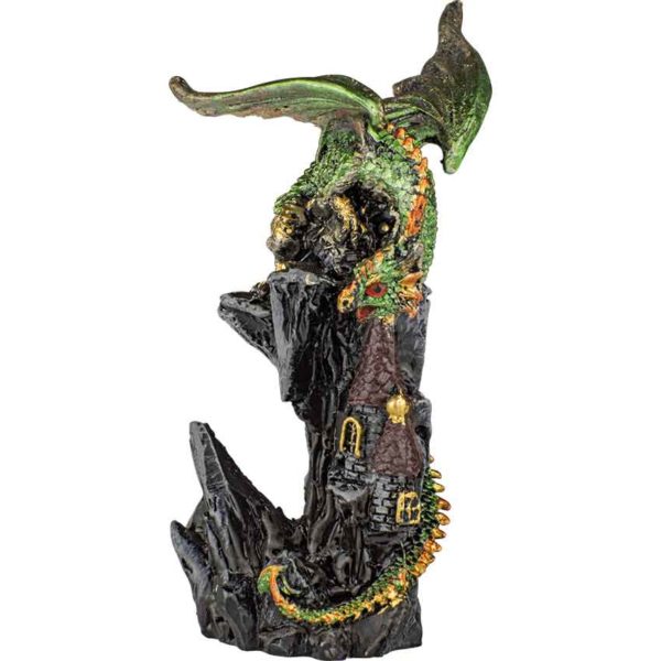 Green Dragon on Castle Statue