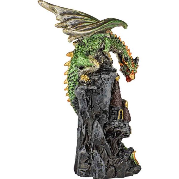 Green Dragon on Castle Statue