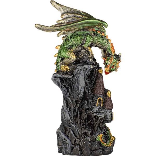 Green Dragon on Castle Statue