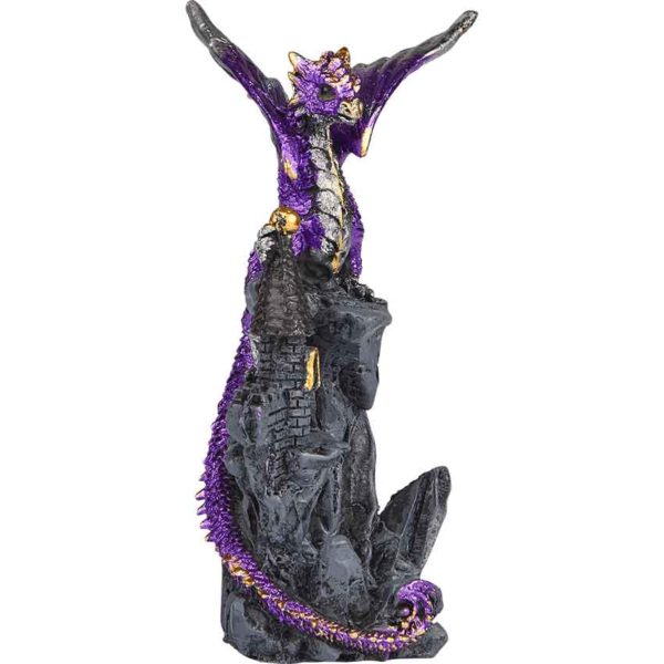 Purple Dragon Castle Statue