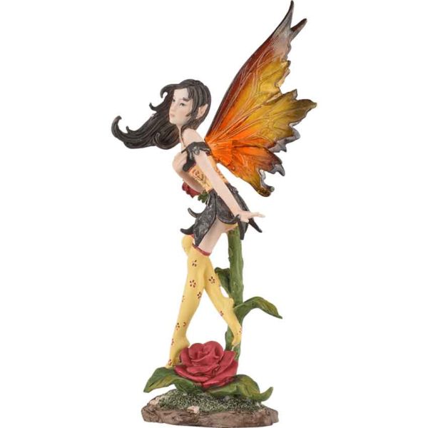 Fairy with Rose Statue