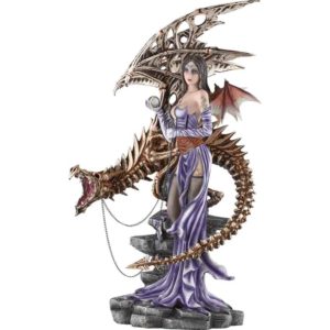 Skeletal Dragon Fairy Statue