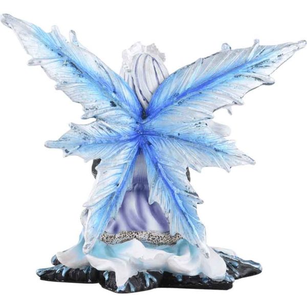 Ice Queen Fairy with Dragon Statue