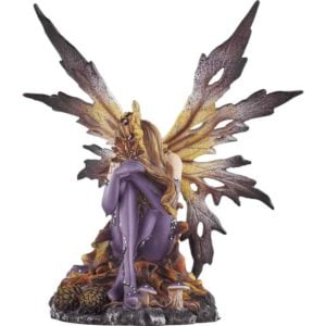 Sitting Autumn Fairy Statue