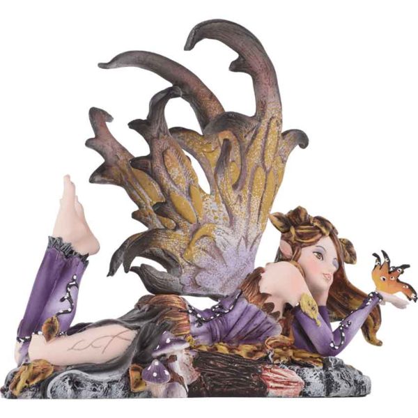 Autumn Fairy with Butterfly Statue
