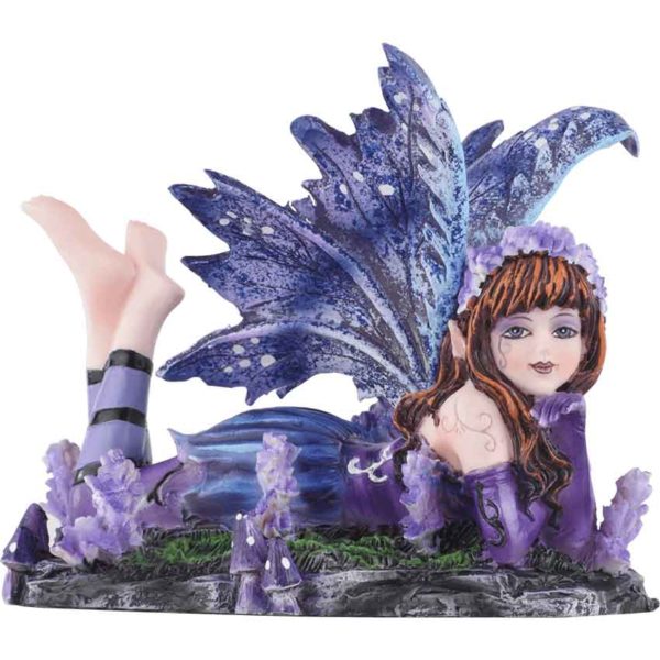 Resting Lilac Fairy Statue