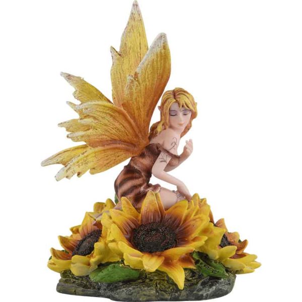 Bashful Sunflower Fairy Statue