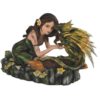 Green Dragon Tamer Fairy Statue