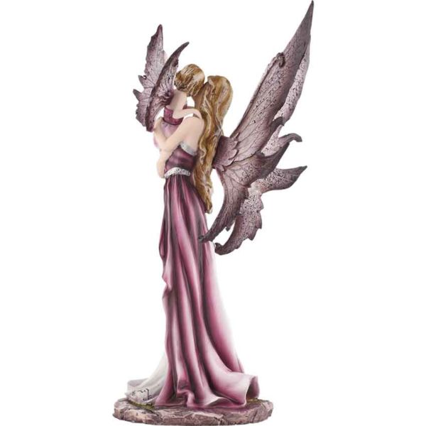 Magenta Fairy and Baby Statue