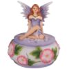 Fairy on Floral Trinket Box