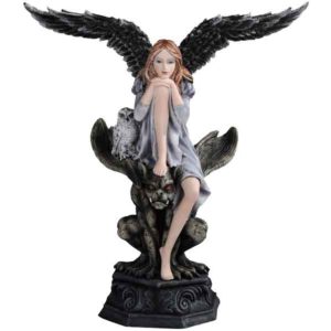 Angel atop Gargoyle Statue