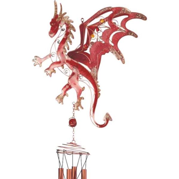 Red Dragon Wind Chimes