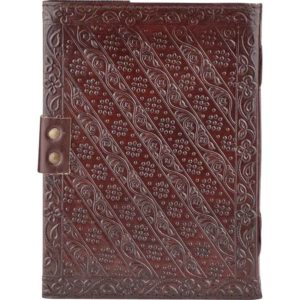 Leather Embossed Celtic Heart Journal With Lock