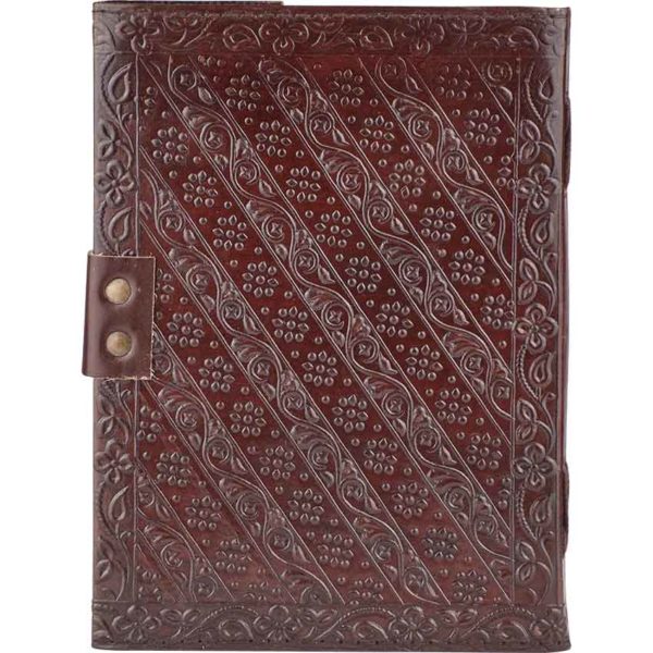 Leather Embossed Celtic Heart Journal With Lock