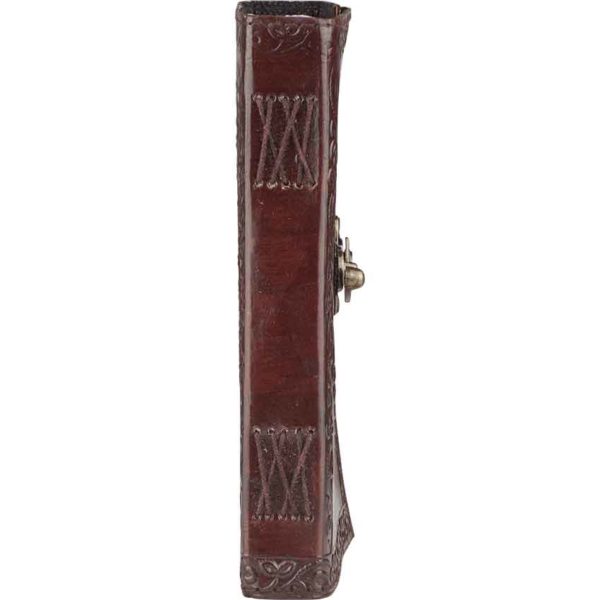 Leather Embossed Celtic Heart Journal With Lock