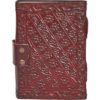 Small Embossed Stone Eye Leather Journal with Lock