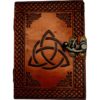 Triquetra Embossed Leather Journal