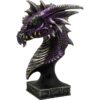 Purple Dragon Head Bust