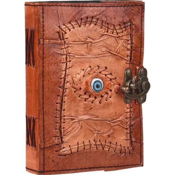 All Knowing Eye Embossed Leather Journal