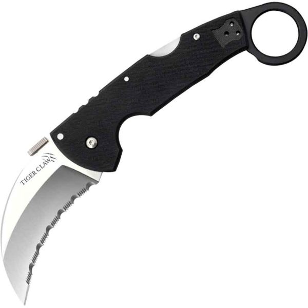 Serrated Tiger Claw Folding Karambit