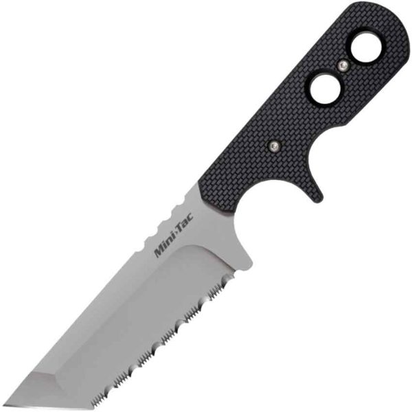 Tanto Mini Tac Knife with Serrations by Cold Steel