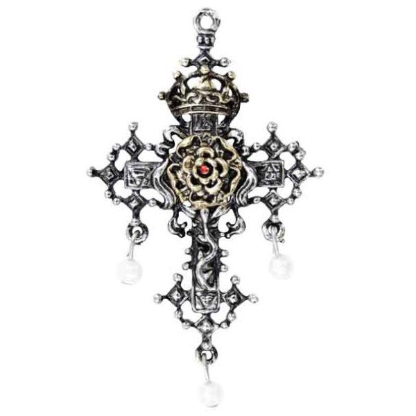 Hampton Court Rosy Cross Necklace