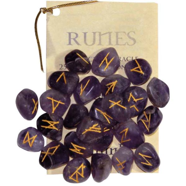 Amethyst Set of Rune Stones