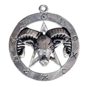 Runic Ram Pentacle Necklace